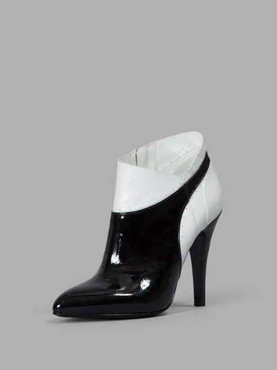 Shop Maison Margiela Women's Black/white Ankle Boots