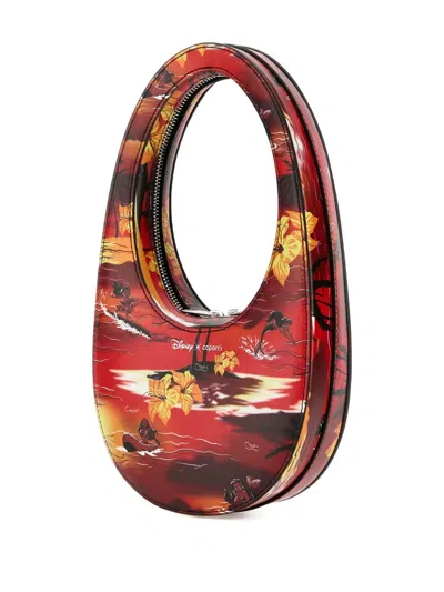 Coperni Mini Tropical Swipe Printed Synthetic Leather Handbag