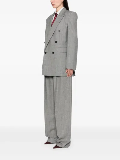 Saint Laurent Double-breasted Wool-twill Blazer