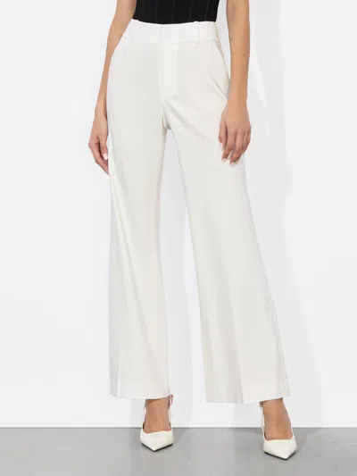 Alice And Olivia Quinn Linen Kick Flare Pant