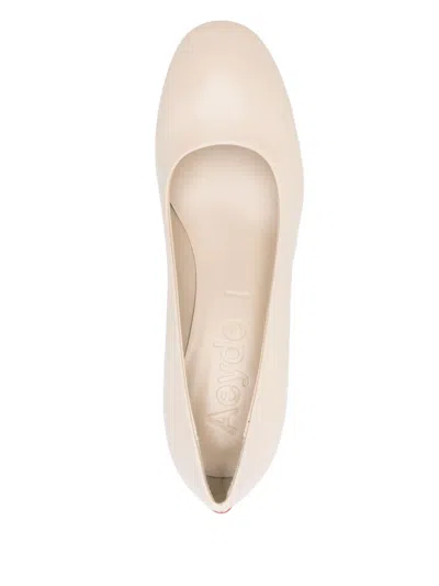 Aeyde 60mm Giotta Pumps In Neutral
