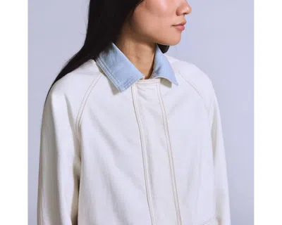 Levi's Lined Chore Coat In White