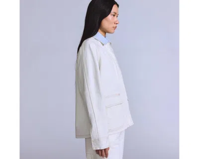 Levi's Lined Chore Coat In White