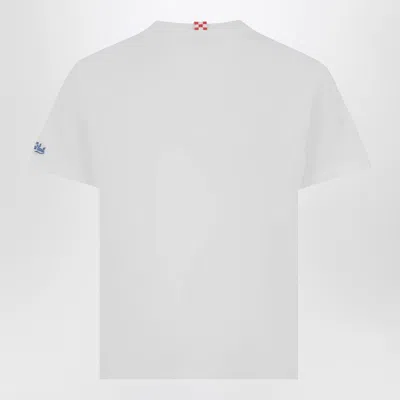 Mc2 Saint Barth Eddy T-shirt White With Octopus Print