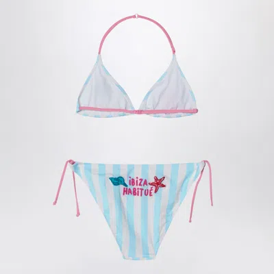 Mc2 Saint Barth Holly Bikini White/blue Striped
