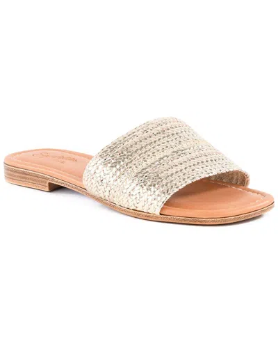 Seychelles Flat Sandal In Gold