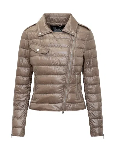 Herno Nylon Biker Down Jacket