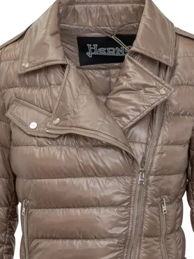Herno Nylon Biker Down Jacket