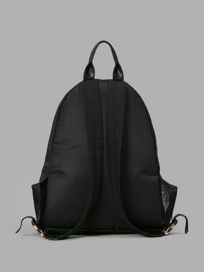 Shop Versace Men's Black Studded Backpack
