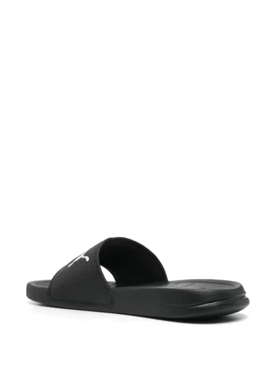 Puma Popcat Slides In Black