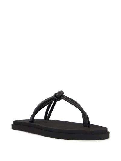 Emme Parsons Knot Pool Slides In Black
