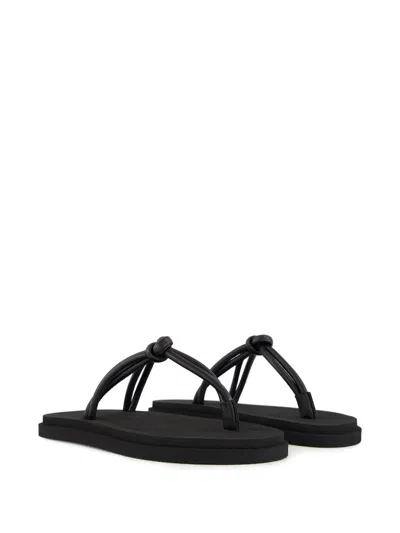 Emme Parsons Knot Pool Slides In Black