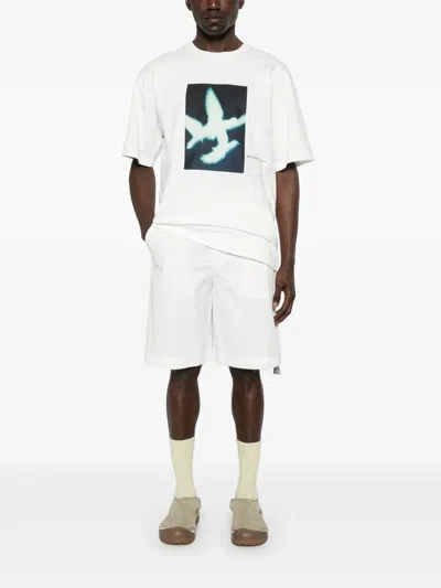 Peacemaker Oamc Dark Flower T-shirt In White