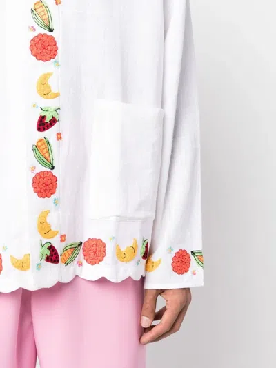 Sky High Farm Boticelli Fruit-embroidered Shirt