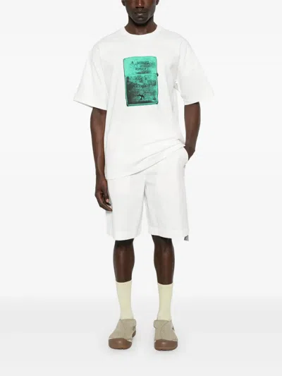 Peacemaker Oamc Lighter T-shirt In White