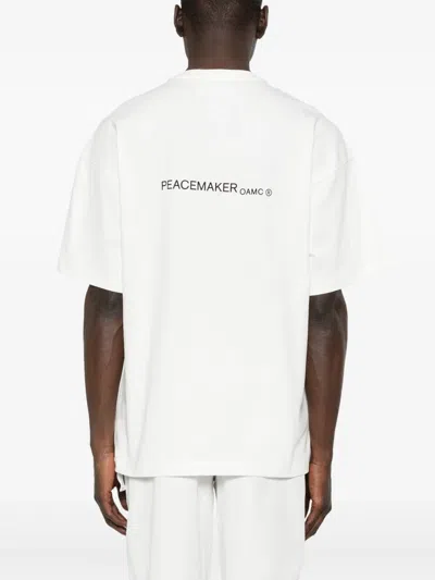 Peacemaker Oamc Lighter T-shirt In White