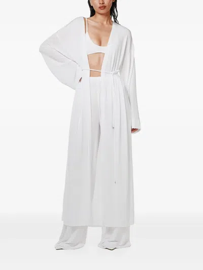 Annafoxy Maxi Belted Cardigan