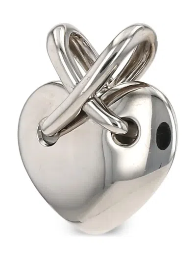 Pre-owned Chaumet 大号白金吊饰项链（典藏款） In Silver