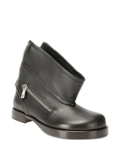 Jw Anderson J. W. Anderson Biker Ankle Boots In Black