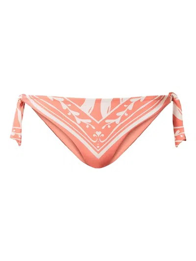 Twinset Bikini Thong Bottoms With A Foulard Print
