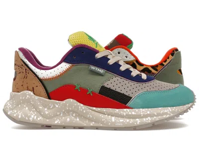 Pre-owned Mache Men's  Runner V2 What The  Sneakers In Multi