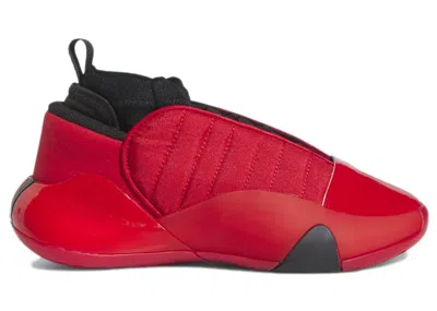 Pre-owned Adidas Originals Harden Vol. 7 Scarlet Sneakers In Better Scarelet Red/core Black In Multi