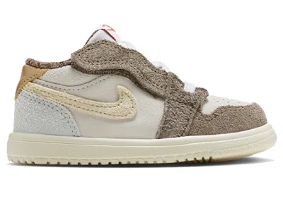 Pre-owned Jordan 1 Retro Low Alt Year Of The Rabbit (2023) Sneakers In Sail/university Red/brown In Multi