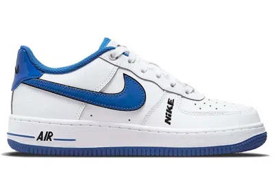 Pre-owned Nike Air Force 1 Low Lv8 Sneakers In White/black/game Royal In Multi