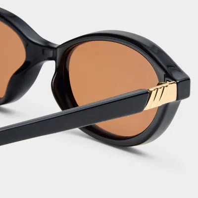 Le Specs Duskfall Oval Sunglasses