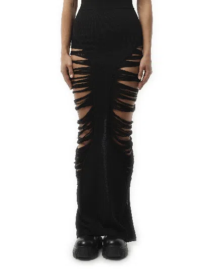 Rick Owens Women's Pillar Skirt In Black