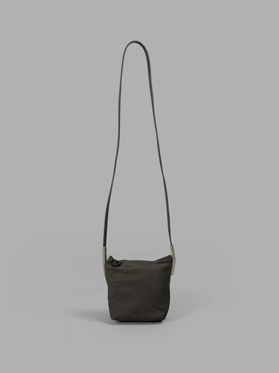 Shop Rick Owens Women's Grey Small Adri Shoulder Bag