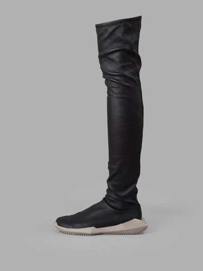 Owens Black Adidas Edition Stretch Tech Over-the-knee Boots |