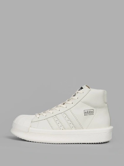 Shop Rick Owens X Adidas Women's White Pro Model Sneakers