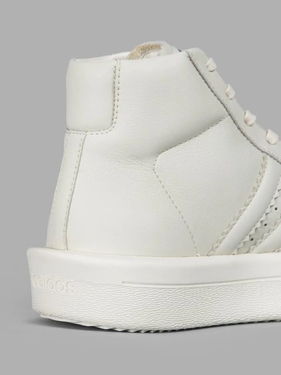 Shop Rick Owens X Adidas Women's White Pro Model Sneakers