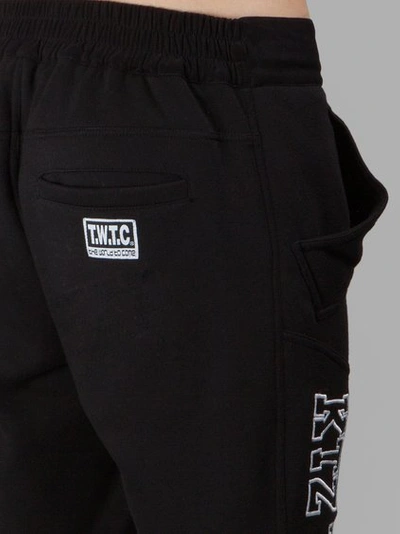 Shop Ktz Men's Black Cropped Trousers