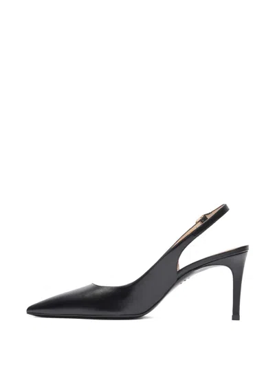 Stuart Weitzman Stuart Power 75 Pointed Toe Slingback Pump