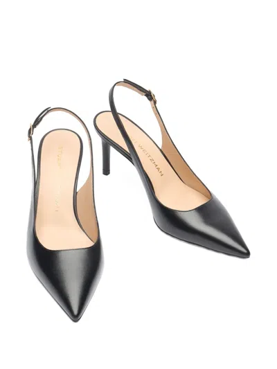 Stuart Weitzman Stuart Power 75 Pointed Toe Slingback Pump