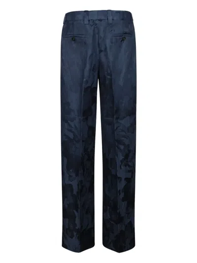 Incotex Wide Leg Trousers With Pockets And Belt Loops