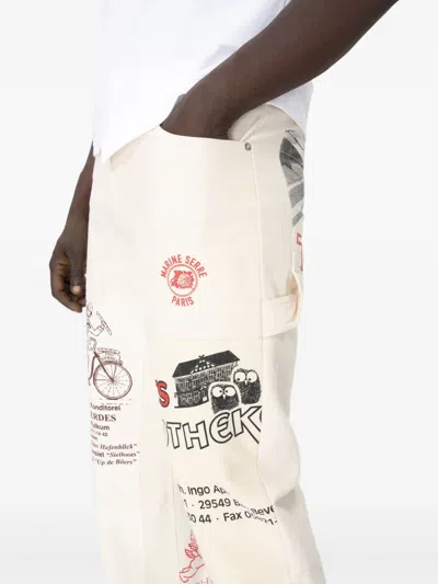 Marine Serre Cotton Trousers