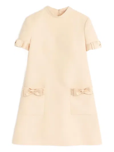 Valentino Knee Length Dress With Bow And Pockets