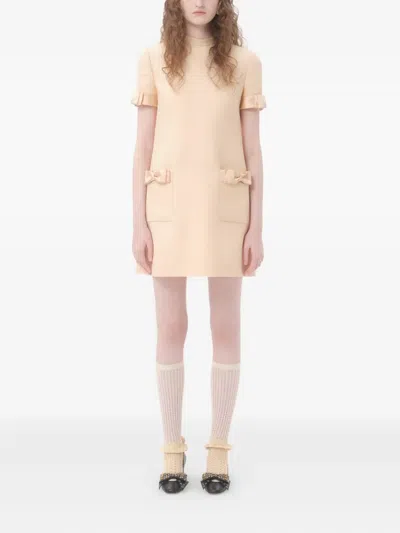Valentino Knee Length Dress With Bow And Pockets