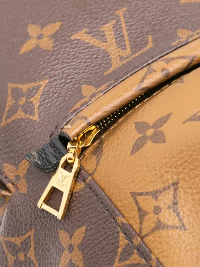 Pre-owned Louis Vuitton 2019 Monogram Reverse Palm Springs Pm Backpack