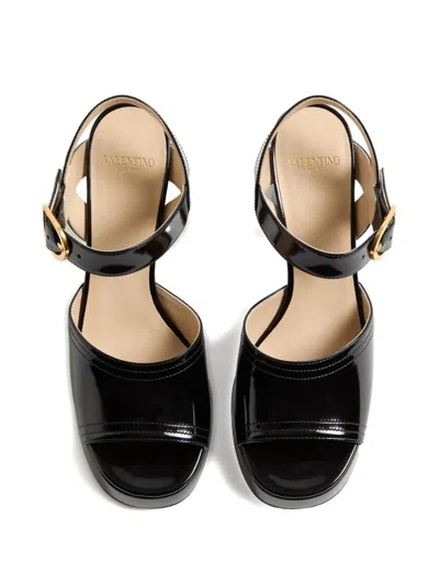 Valentino Fawcette Platform Sandal In Black