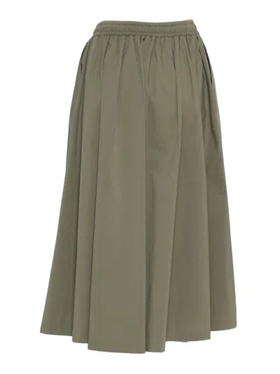 K-way Mosella Drawstring Midi Skirt In Multi