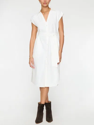 Brochu Walker The Kylie Sleeveless Midi Dress In White