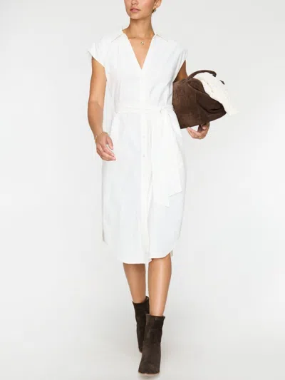 Brochu Walker The Kylie Sleeveless Midi Dress In White