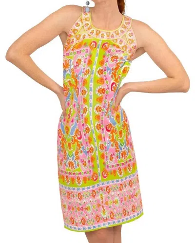 Gretchen Scott Isosceles Cutout Sundress In Multi In Gray