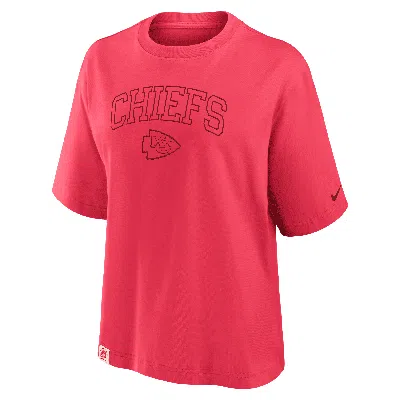 Nike Kansas City Chiefs Arch Boxy  Women's Nfl T-shirt