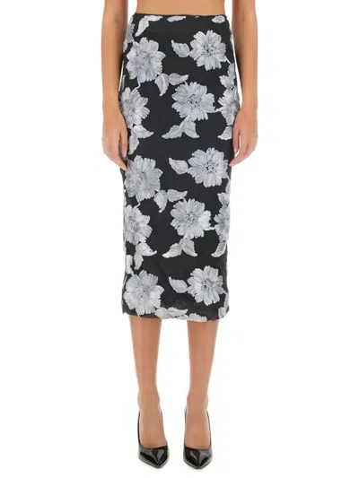 Rotate Birger Christensen Multicolor Skirt With All-over Floral Motif