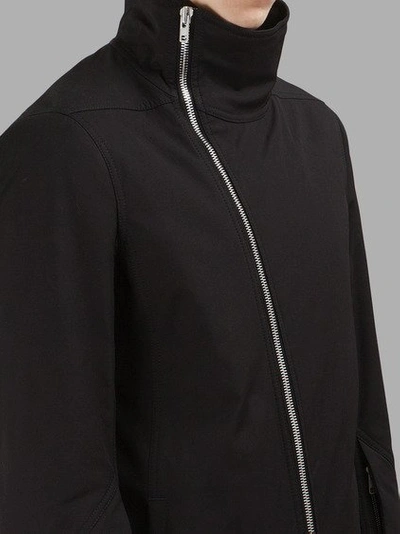 Shop Rick Owens Men's Black Tubeway Coat